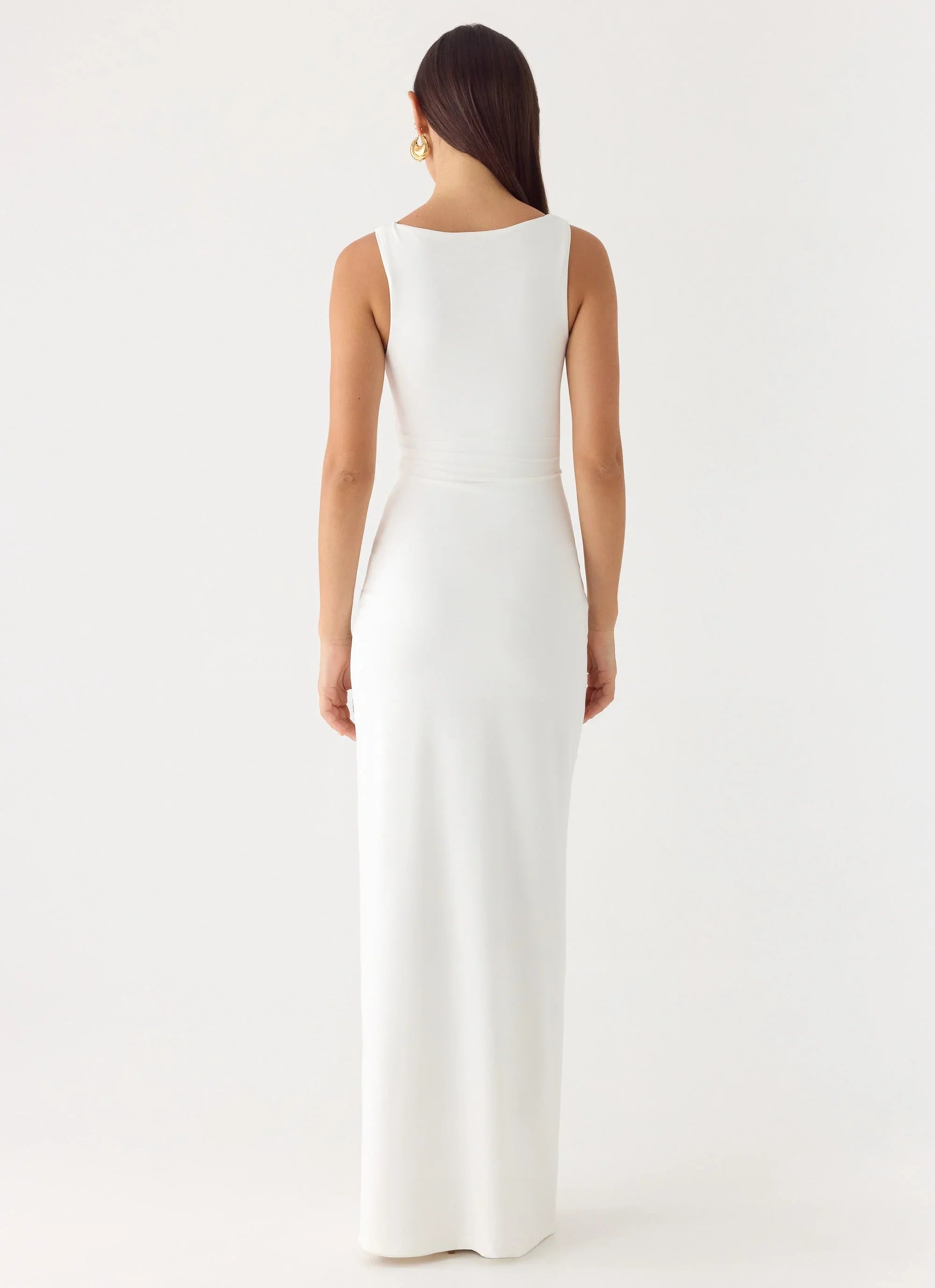 Robe longue Nerine - Blanc