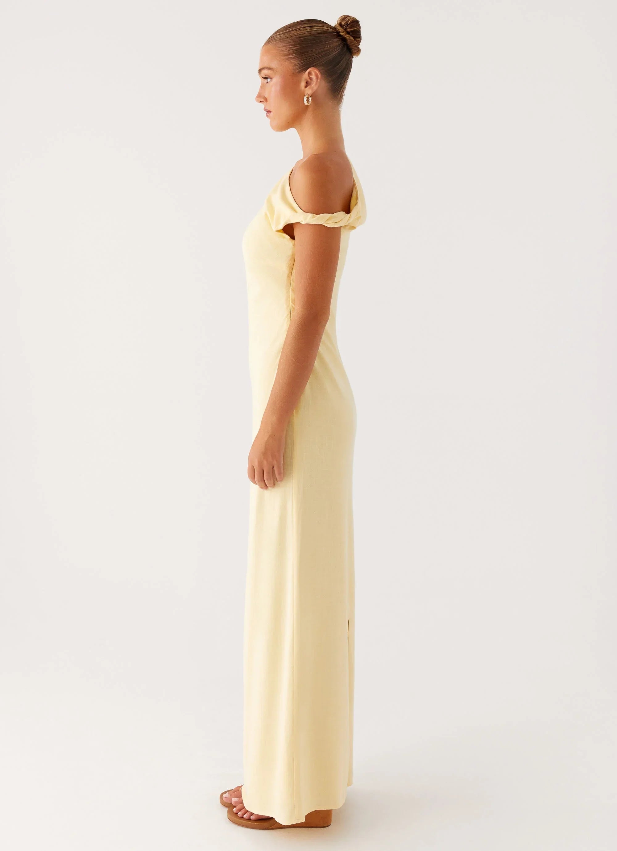 Robe longue McKenna - Jaune