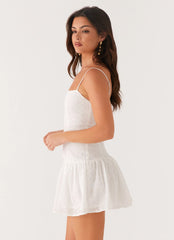 Mini-robe Palm Springs - Blanc
