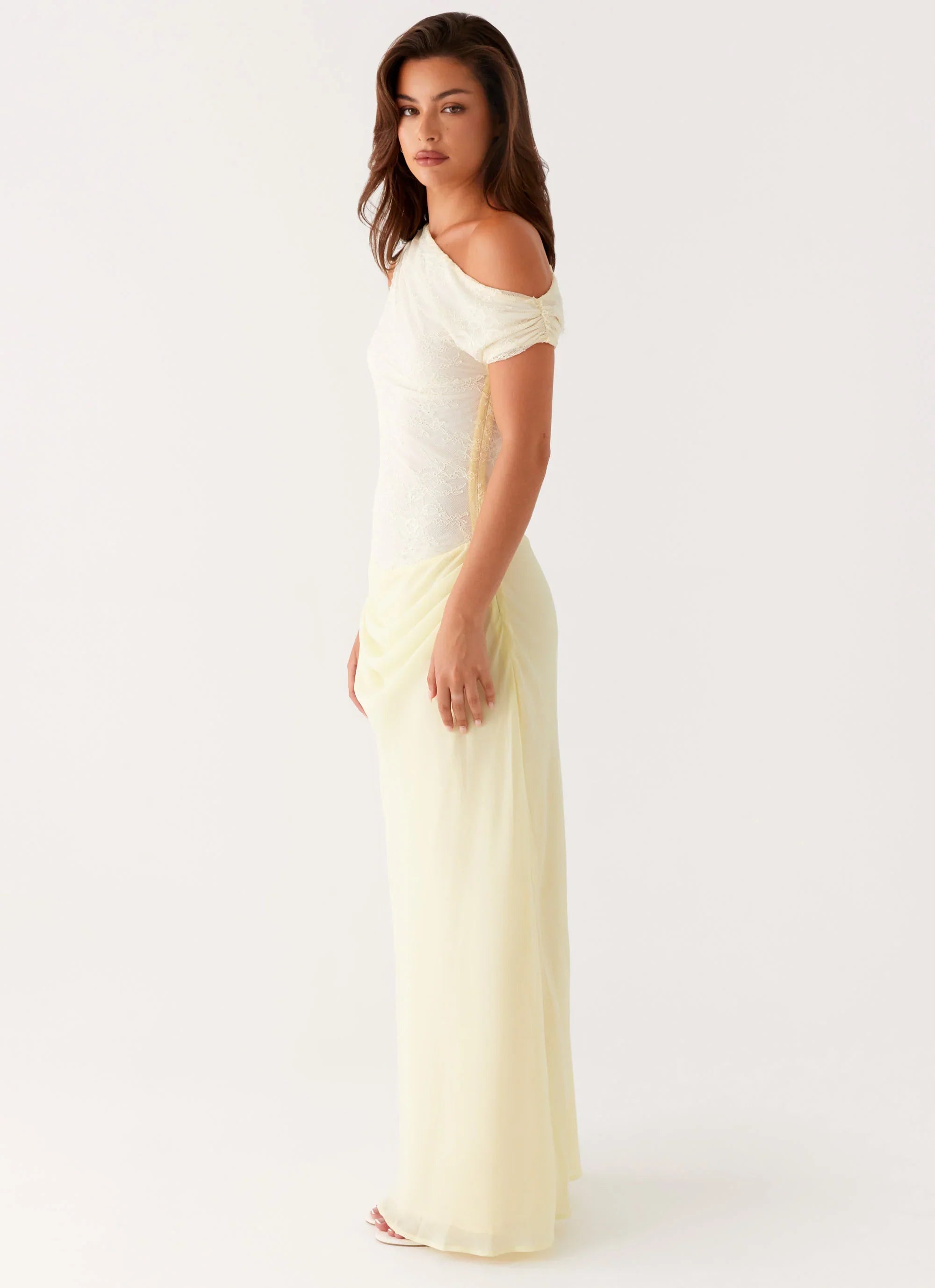 Robe longue Lili – Jaune