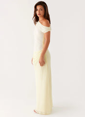 Robe longue Lili – Jaune