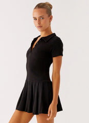Mini-robe Alondra - Noir