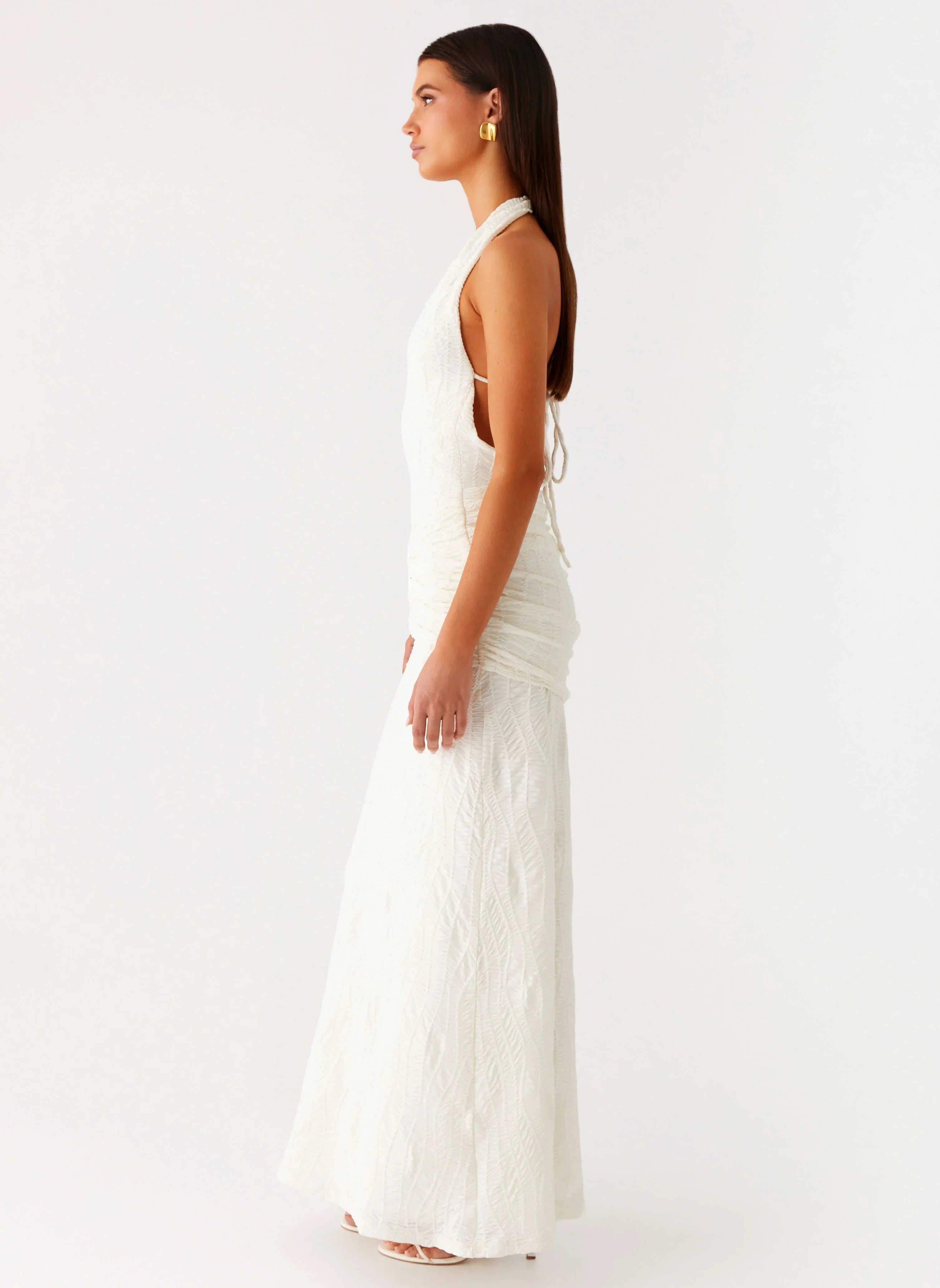 Robe longue Smoke Ivy - Blanche