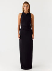 Robe longue Hidden Agenda - Noir