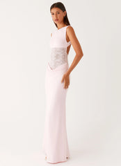 Robe longue Love Tease - Rose pâle