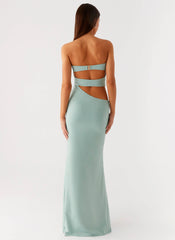 Robe longue Laurella - Sauge
