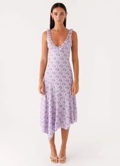 Robe Midi Asteri - Lavande des Prés
