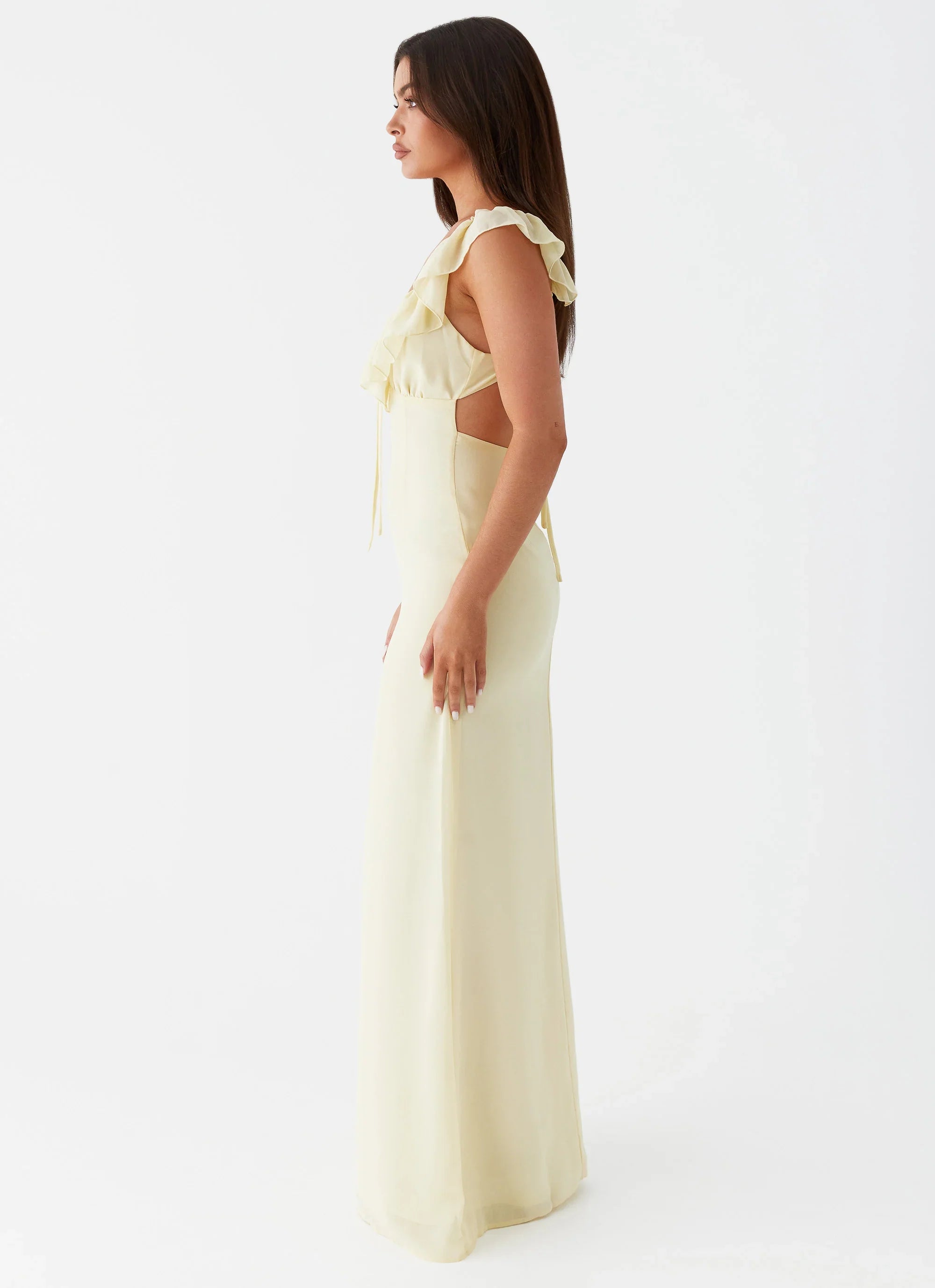 Robe longue Silvie - Jaune
