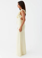 Robe longue Silvie - Jaune