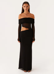 Robe longue Emery - Noir