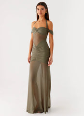 Robe longue Ivy Lane - Olive