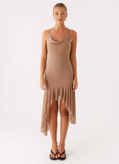 Robe midi Bessie - Beige