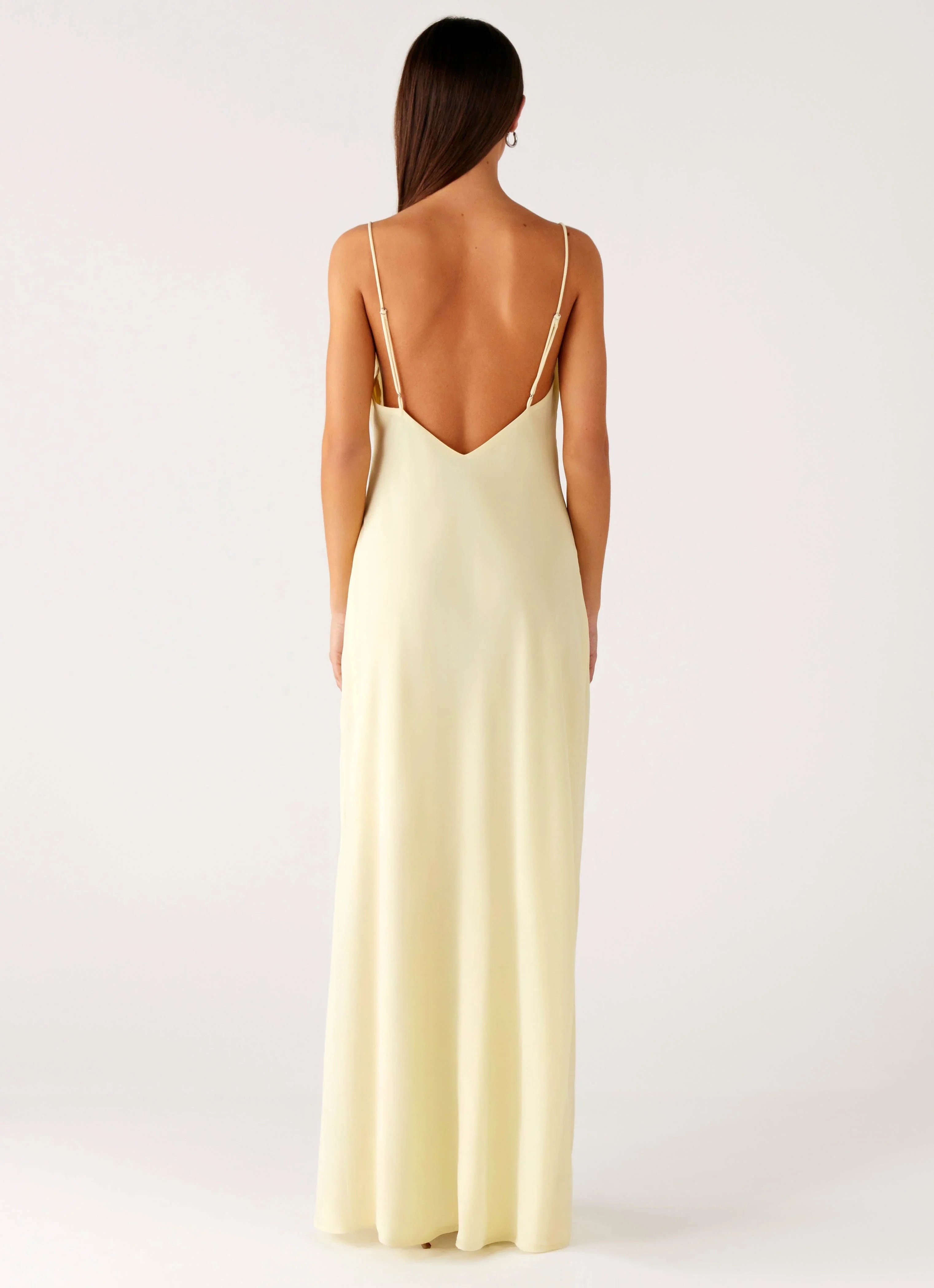 Robe longue Oliana - Jaune