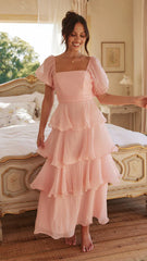 Robe longue Lanelle - Rose