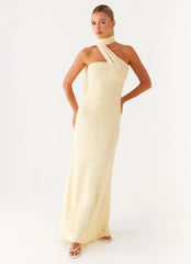 Robe longue Songbird - Jaune