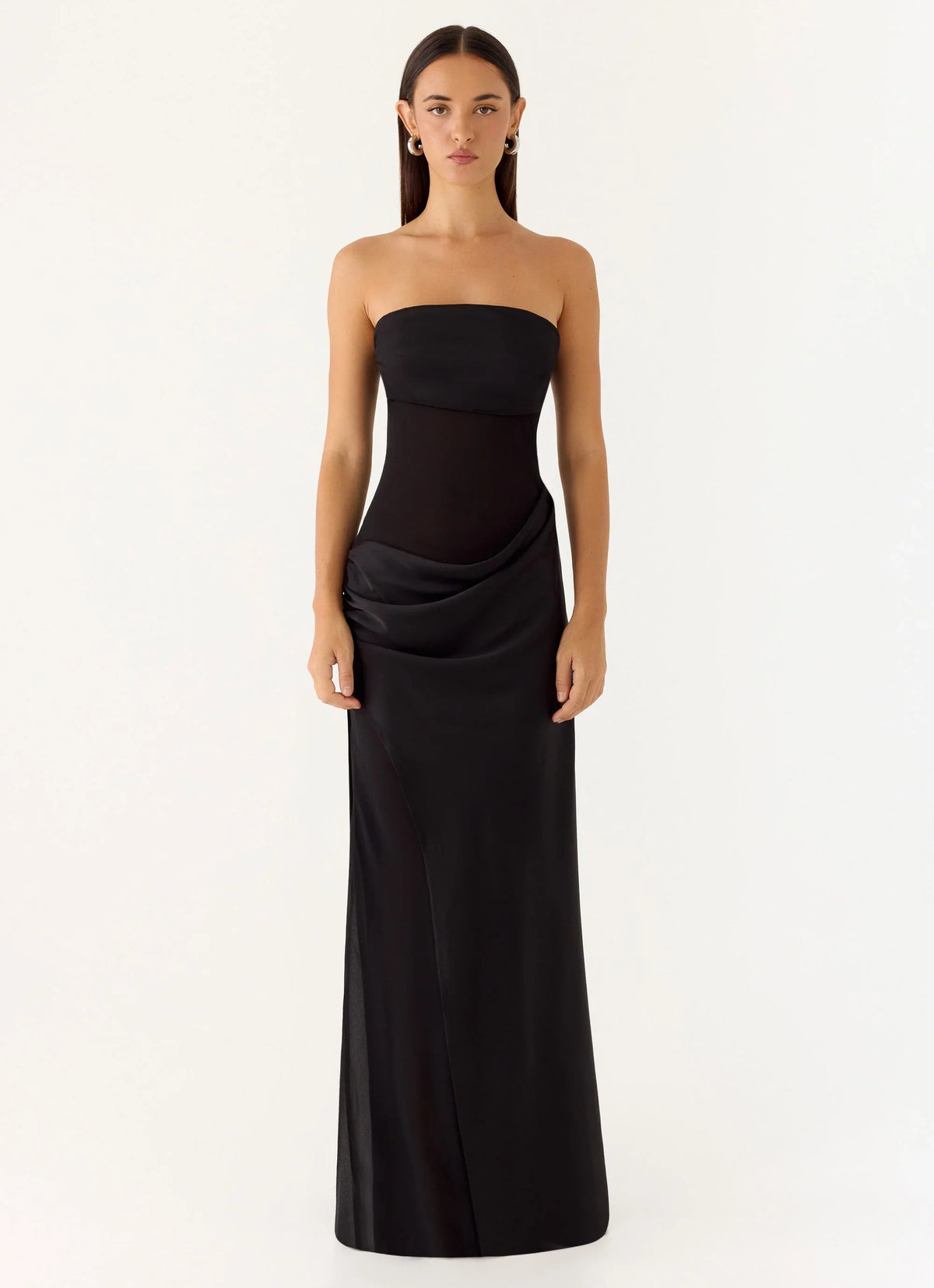 Robe longue Champagne Skies - Noire