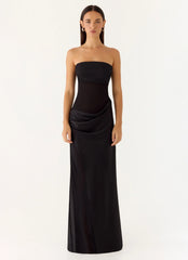 Robe longue Champagne Skies - Noire