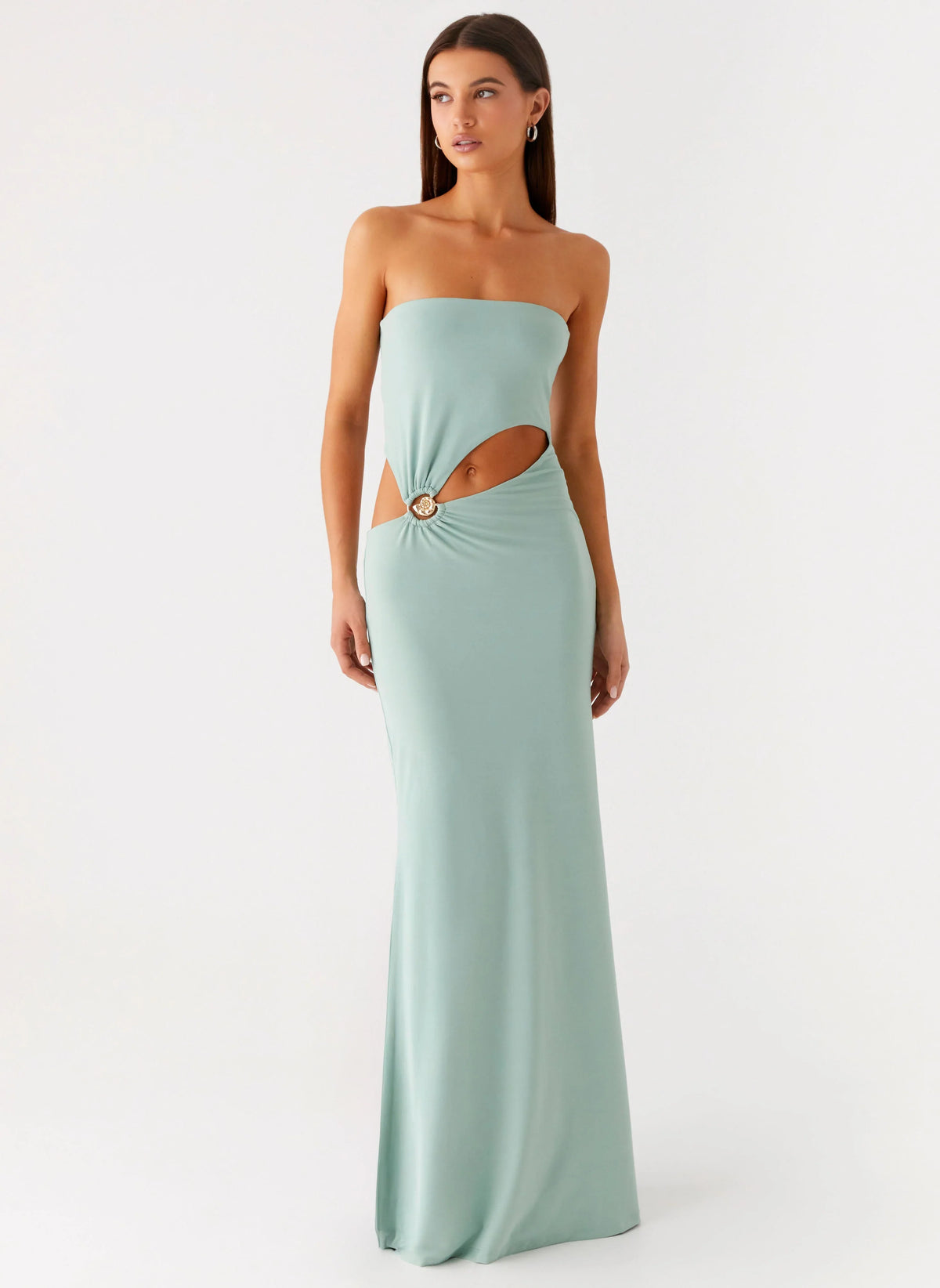 Robe longue Laurella - Sauge