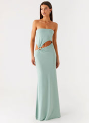 Robe longue Laurella - Sauge