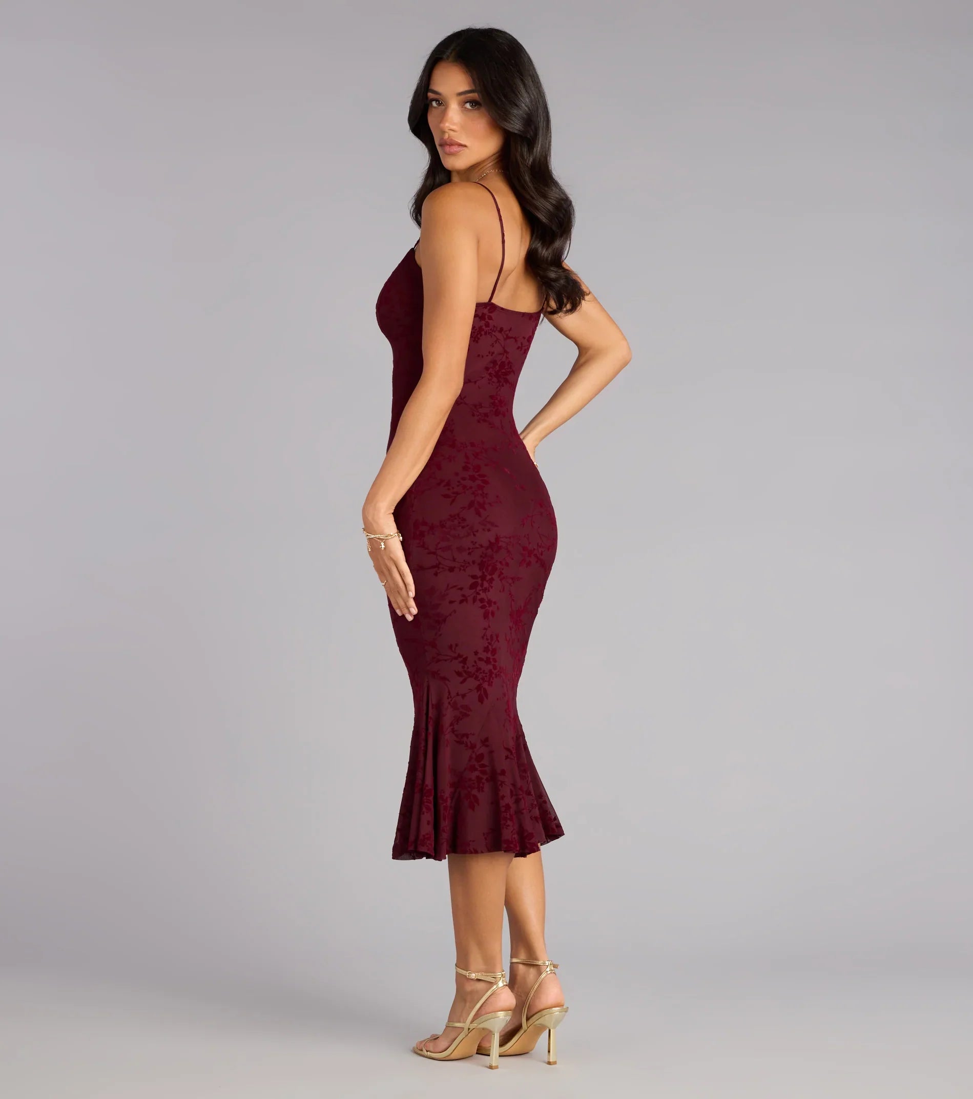 Robe midi sirène Enchanted Hour