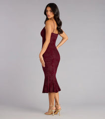 Robe midi sirène Enchanted Hour