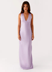 Robe longue Brody - Lilas