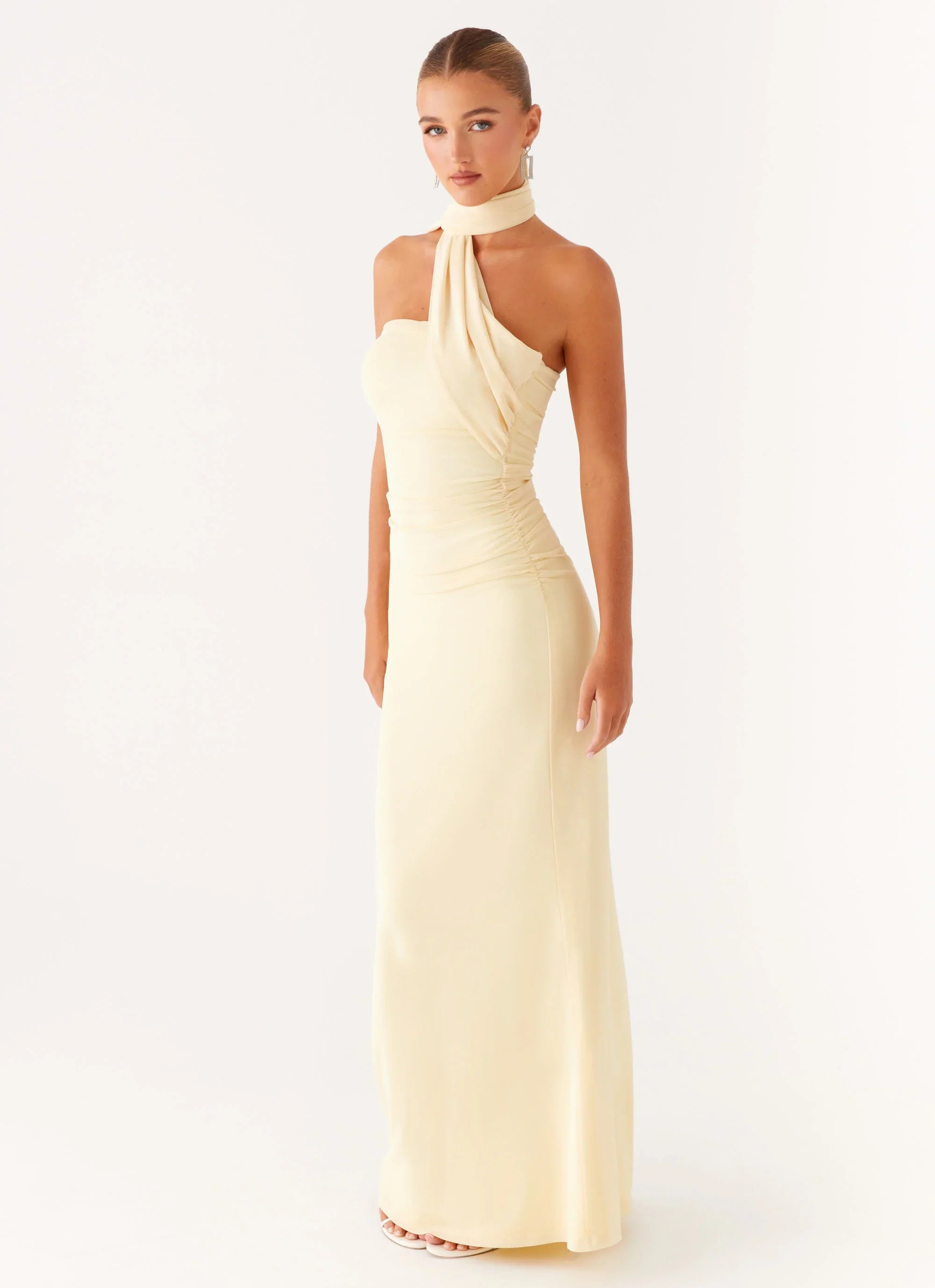 Robe longue Songbird - Jaune
