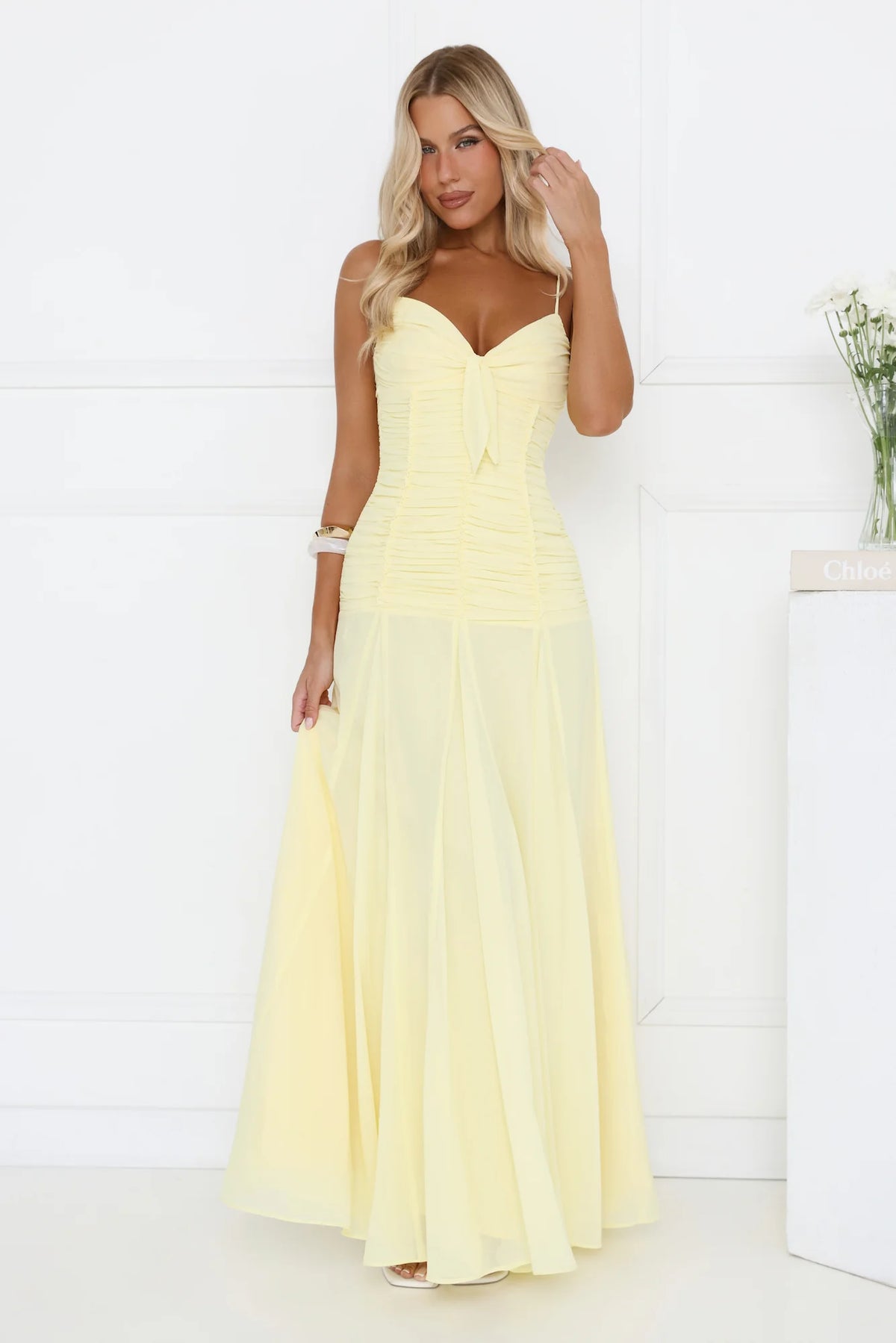 Robe longue Lemonade Sunshine jaune