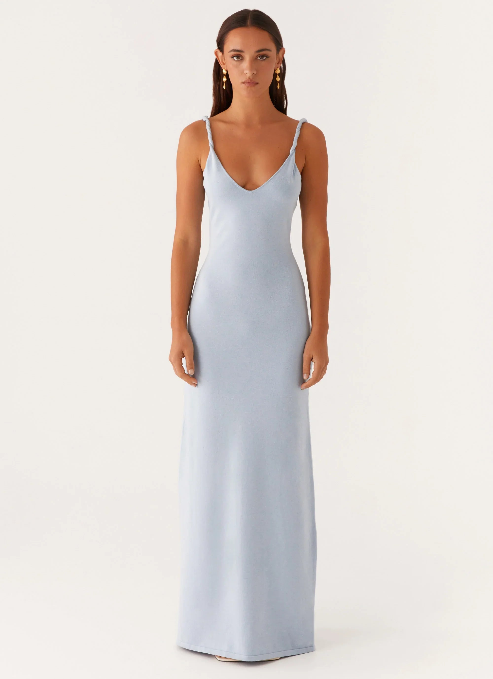 Robe longue Anastasia - Bleu