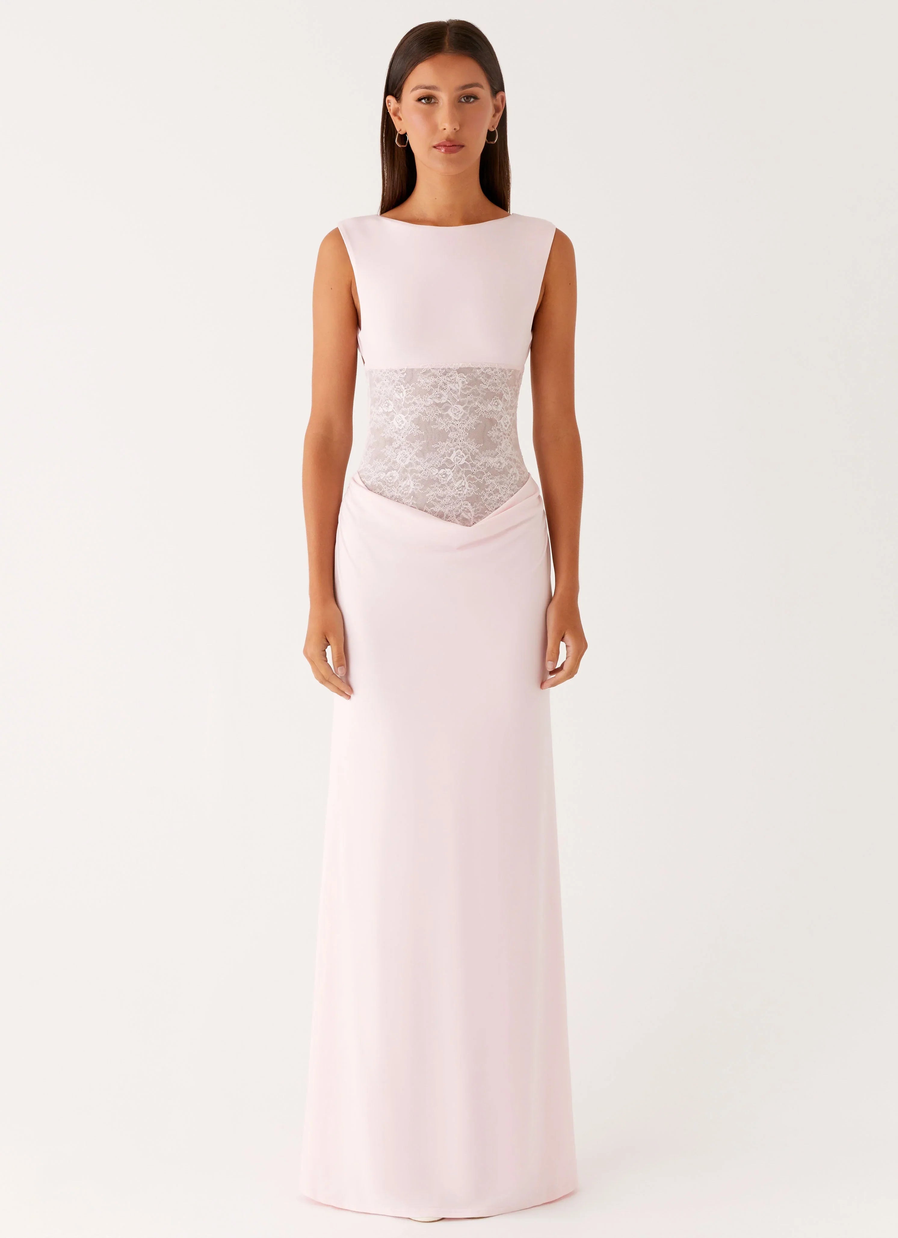 Robe longue Love Tease - Rose pâle