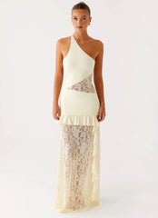 Robe longue Benita - Jaune