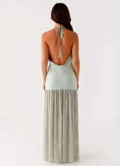 Robe longue Kylie - Sauge
