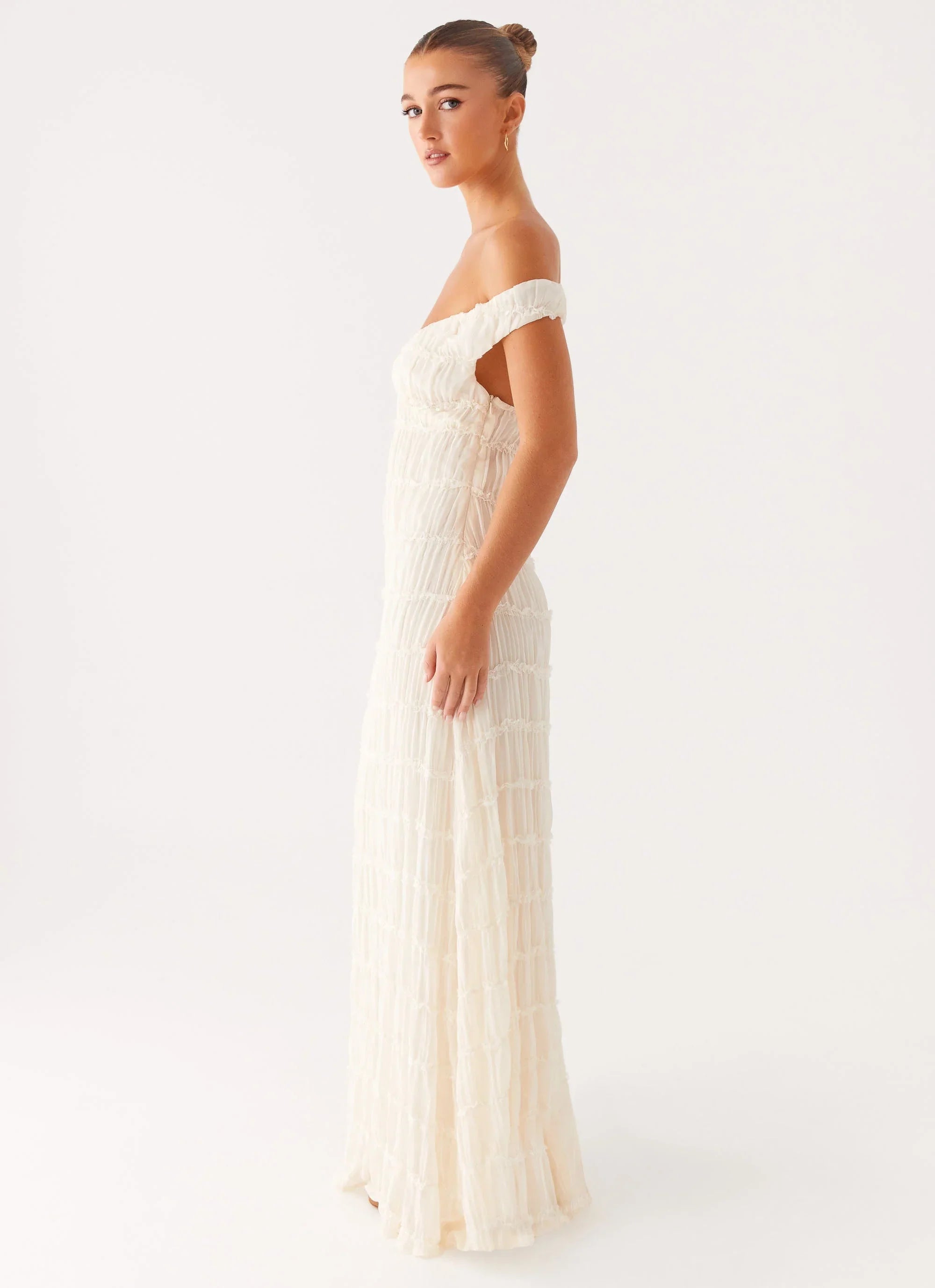 Robe longue Embrace - Ivoire