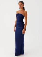 Robe longue Rudy - Marine