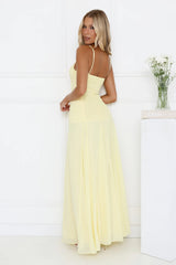 Robe longue Lemonade Sunshine jaune