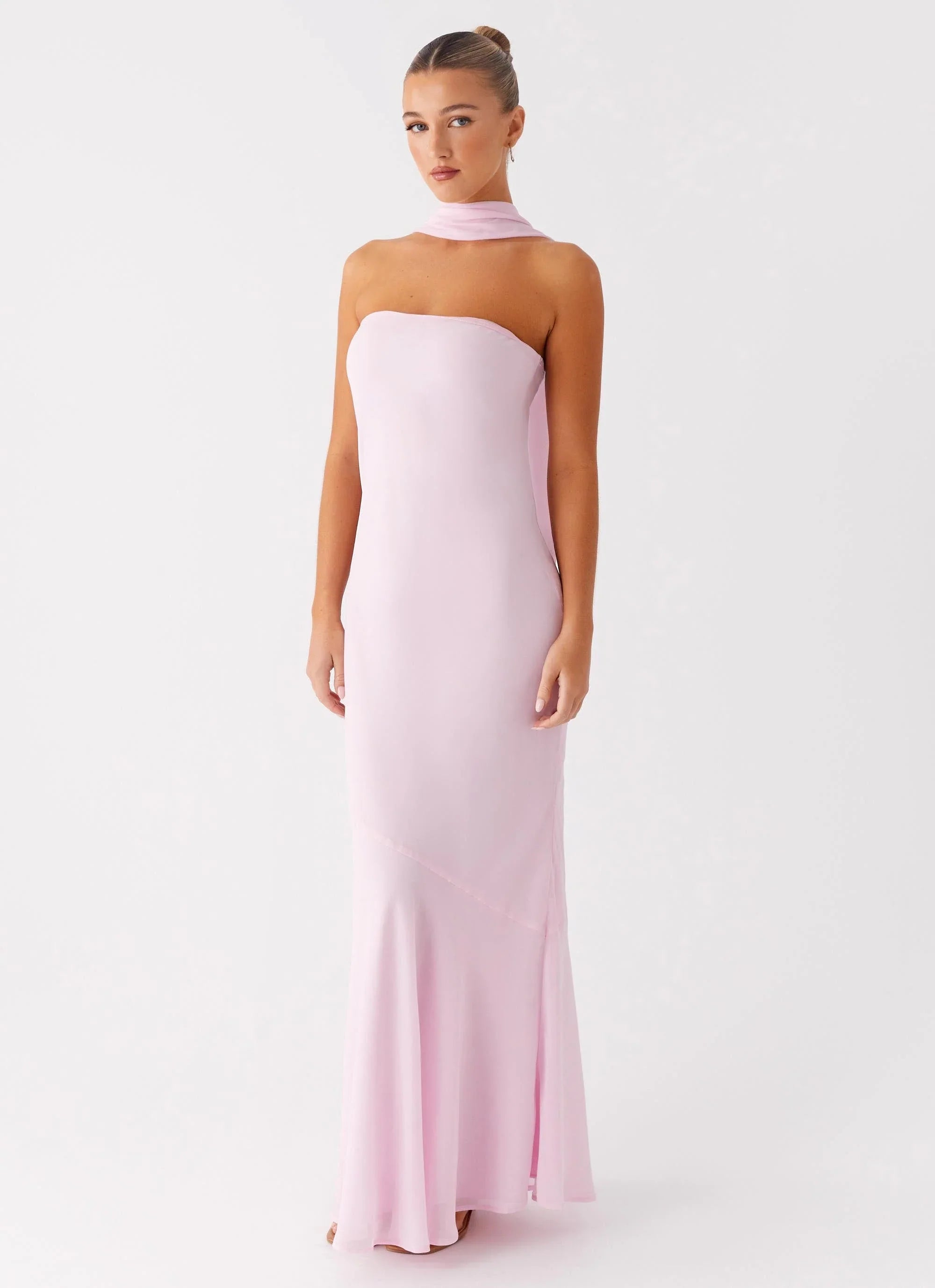 Robe longue Under The Pagoda - Rose
