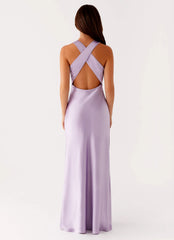 Robe longue Brody - Lilas