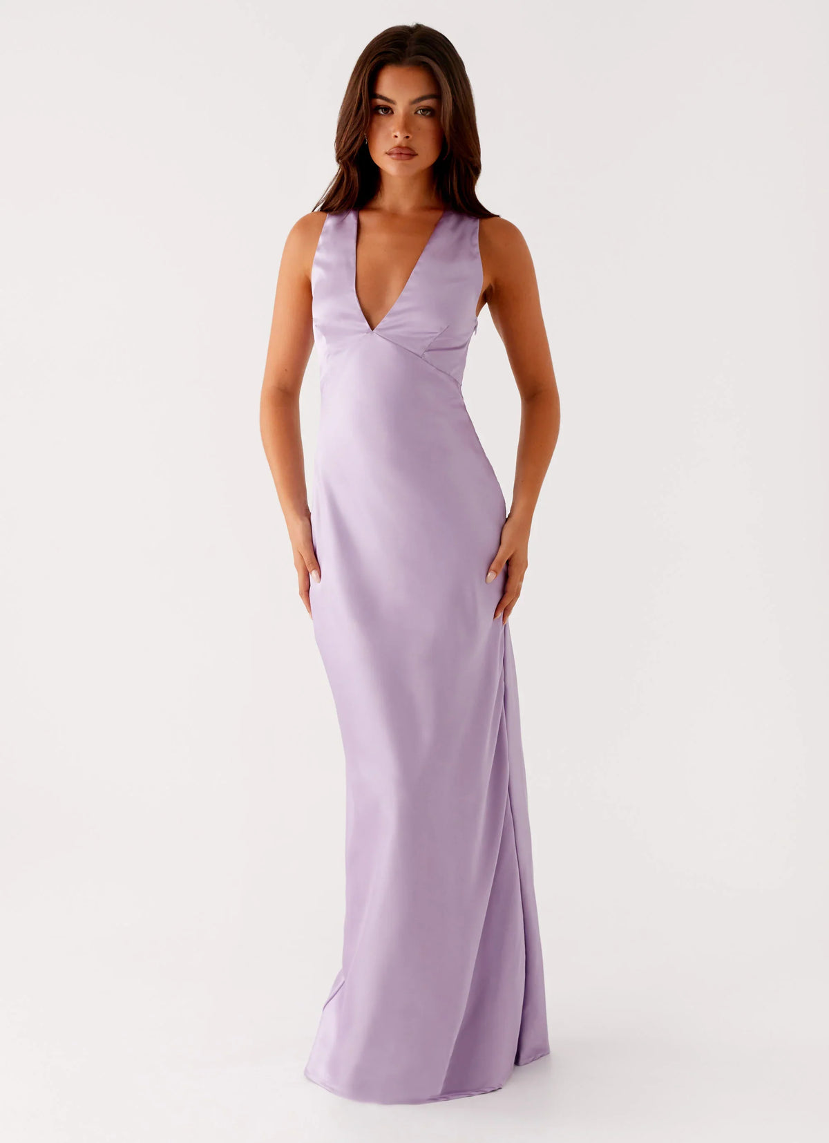 Robe longue Brody - Lilas