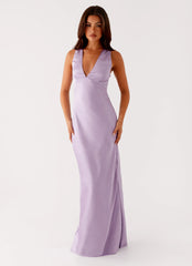 Robe longue Brody - Lilas