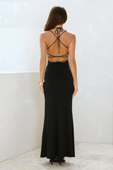 Robe longue Queen Of Influence noire
