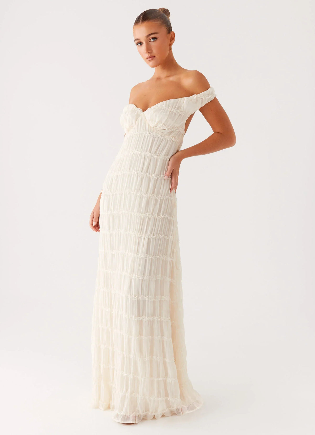 Robe longue Embrace - Ivoire
