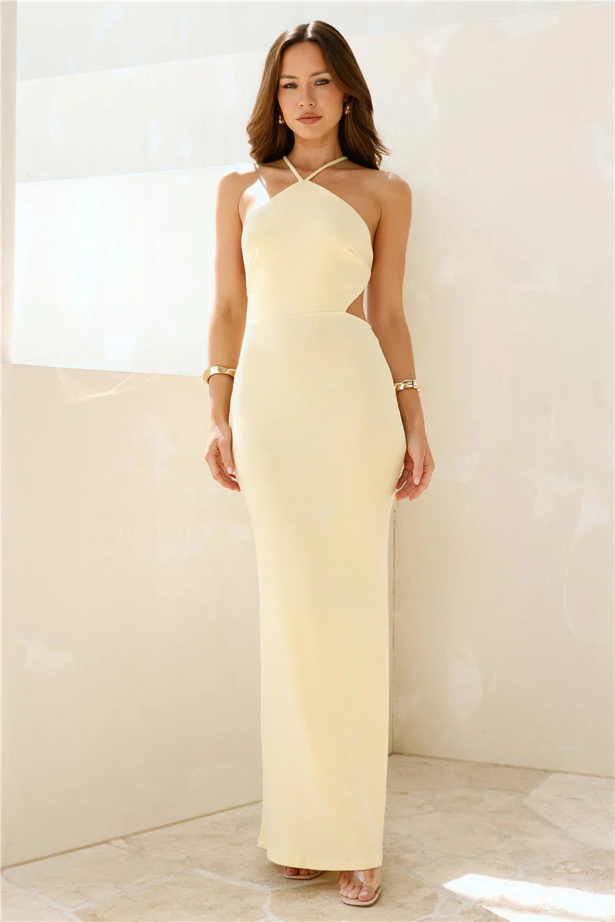Robe longue Tropiluxe jaune