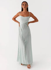 Robe longue Gabriana - Sauge