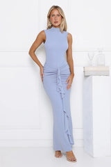 Robe longue lilas « Nightlife Notes »