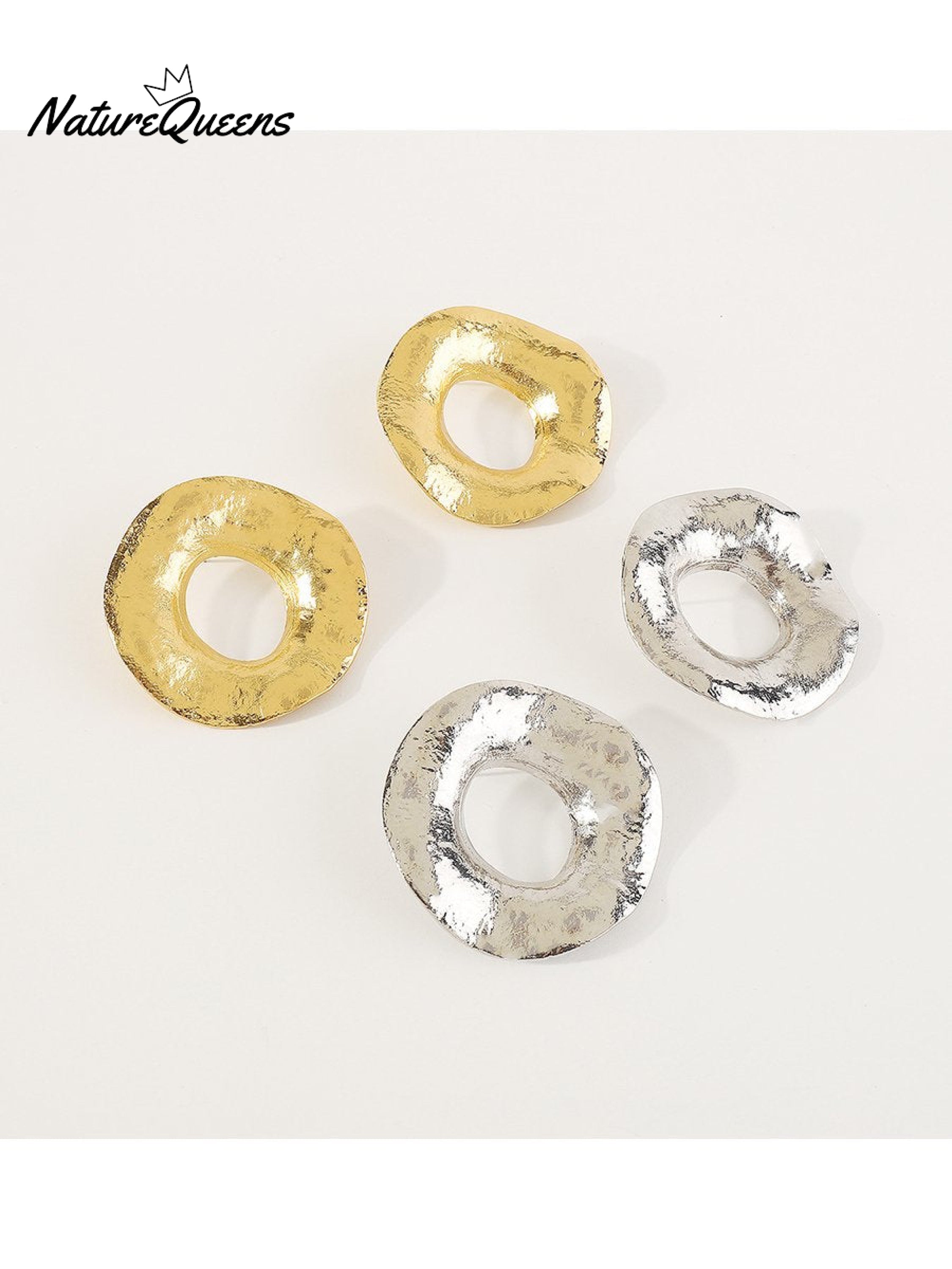 Retro Large Circle Earrings