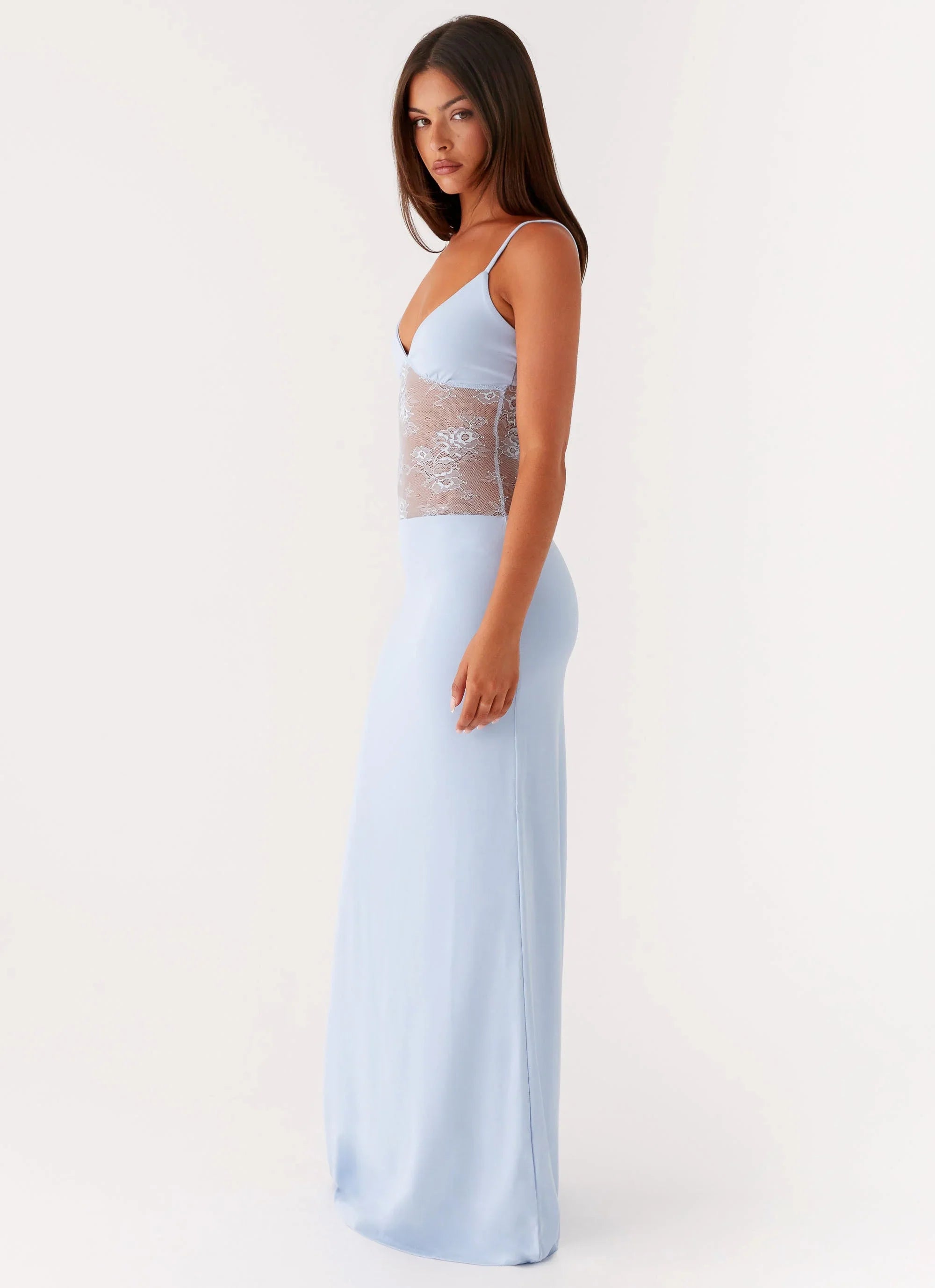 Robe longue Envy - Bleu